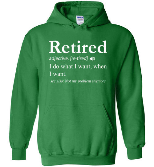 Retired Definition Hoodie