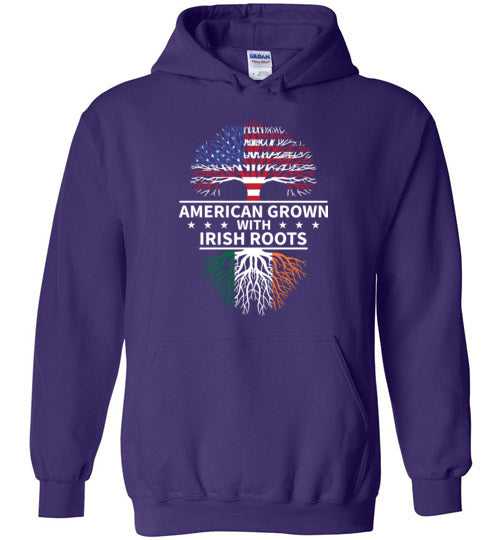 American Grown With Irish Roots Hoodie