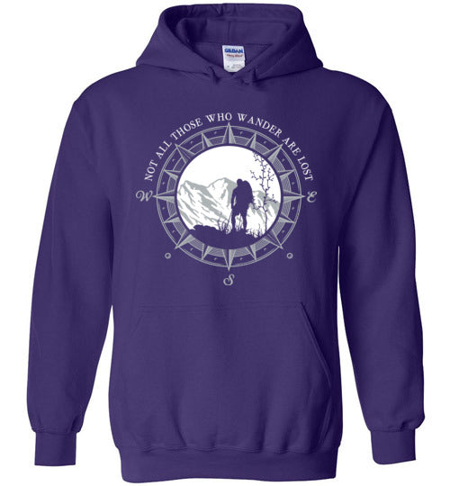 Hiking Not All Those Who Wander Are Lost Hoodie