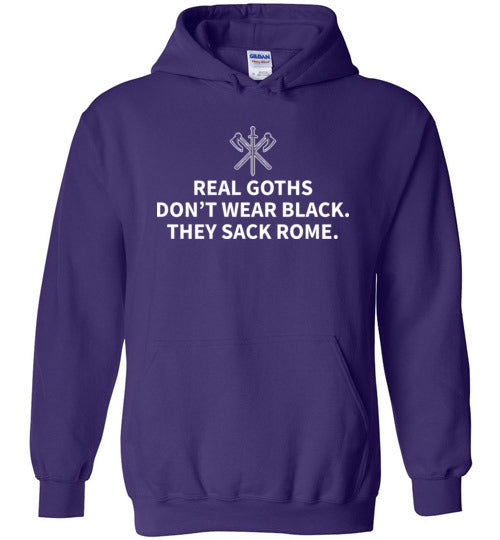 Real Goths Sack Rome Hoodie