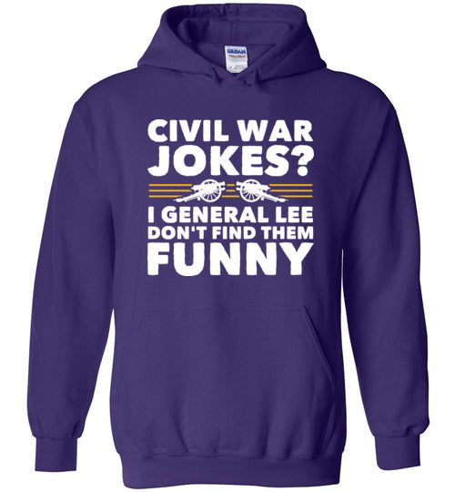 Civil War Jokes General Lee Hoodie