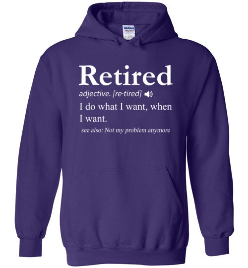 Retired Definition Hoodie
