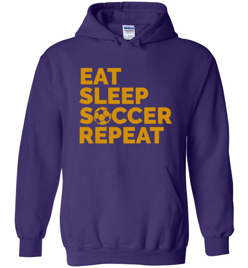 Eat Sleep Soccer Repeat Hoodie