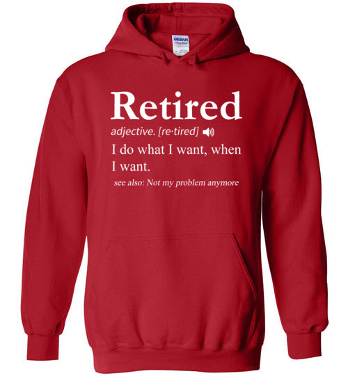 Retired Definition Hoodie