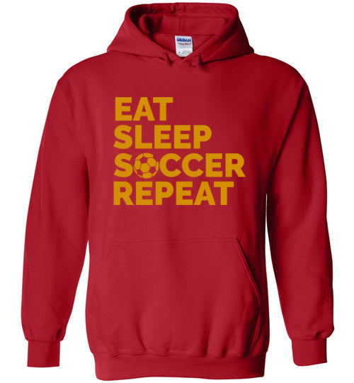 Eat Sleep Soccer Repeat Hoodie