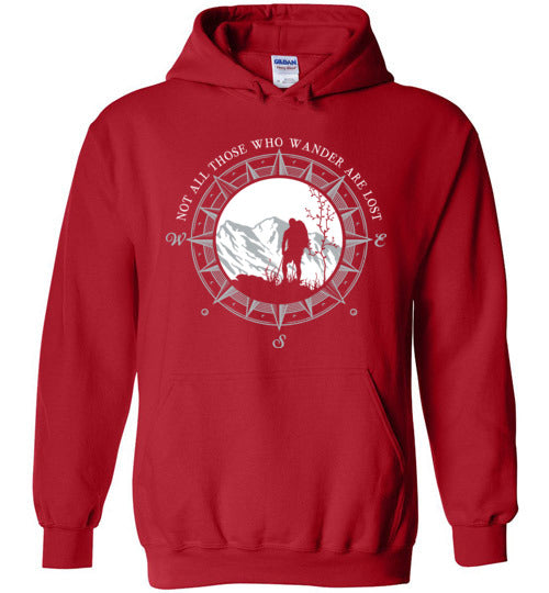 Hiking Not All Those Who Wander Are Lost Hoodie