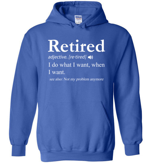 Retired Definition Hoodie