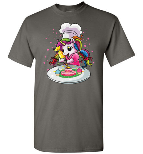 Unicorn Baking Cupcakes Gildan Youth