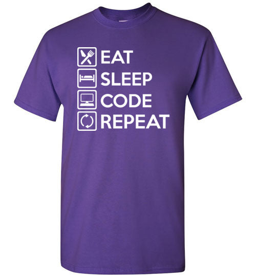 Eat Sleep Code Gildan Youth