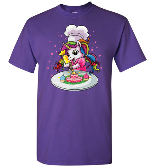 Unicorn Baking Cupcakes Gildan Youth