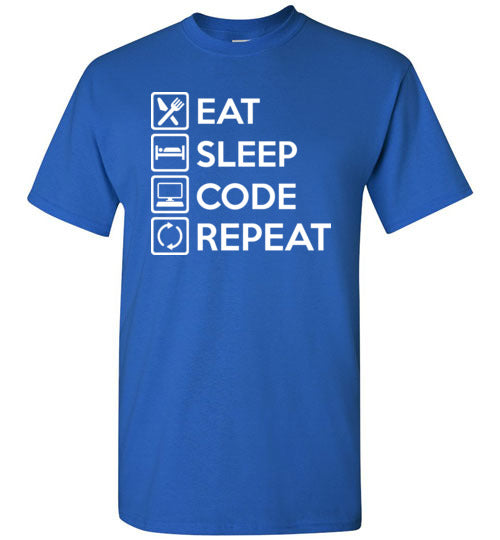 Eat Sleep Code Gildan Youth