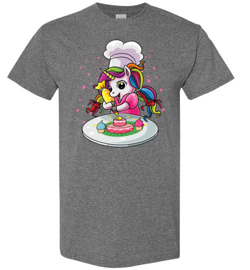 Unicorn Baking Cupcakes Gildan Youth