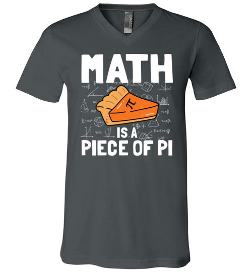 Math is a piece of pi V-Neck