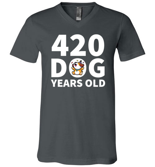 420 Dog Years Old V-Neck