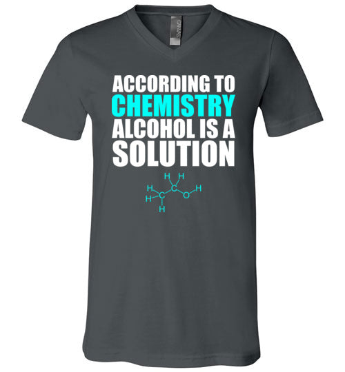 Chemistry Alcohol Solution V-Neck