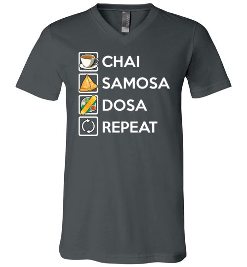 Chai Samosa Dosa V-Neck