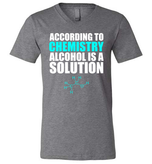 Chemistry Alcohol Solution V-Neck