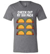 Check Out Six Pack Taco V-Neck