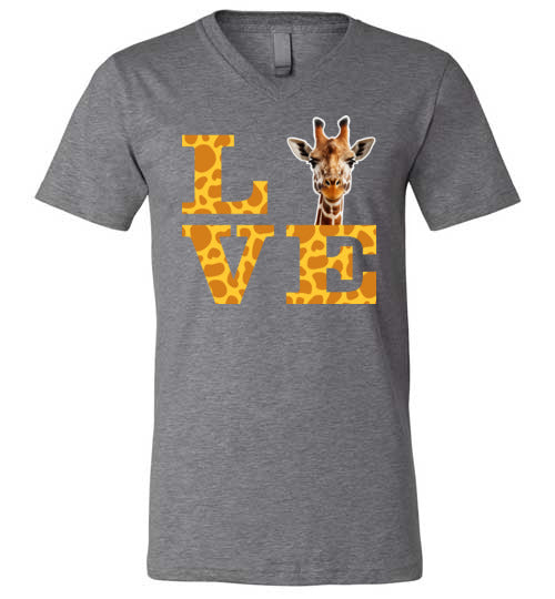 Love Giraffe V-Neck