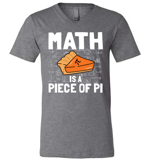 Math is a piece of pi V-Neck