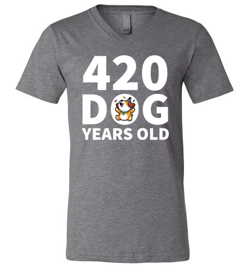 420 Dog Years Old V-Neck