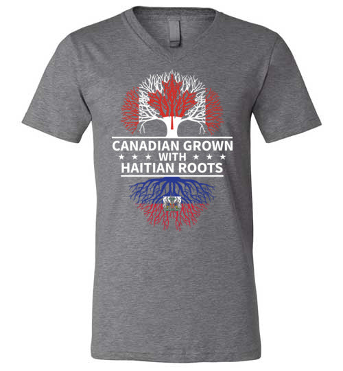 Canadian Grown Haitian Roots V-Neck