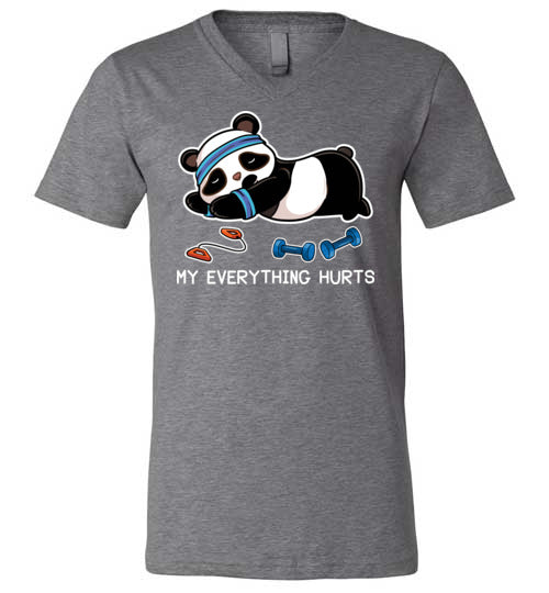 Panda My Everything Hurts V-Neck