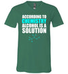 Chemistry Alcohol Solution V-Neck