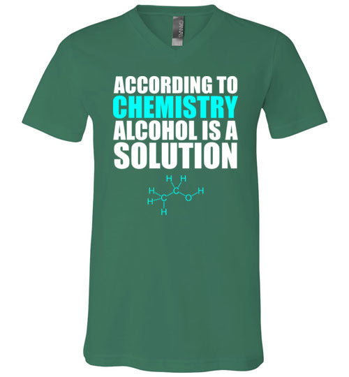 Chemistry Alcohol Solution V-Neck