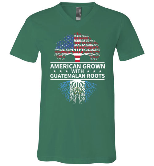 American Grown With Guatemalan Roots V-Neck