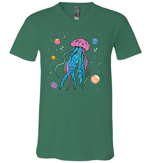 Space Jellyfish V-Neck