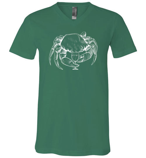 Crab Wine V-Neck