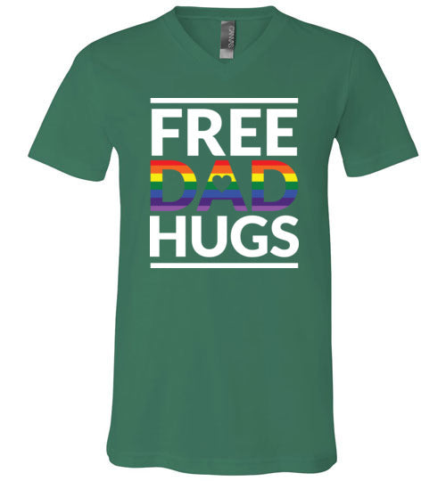 Free Dad Hugs V-Neck