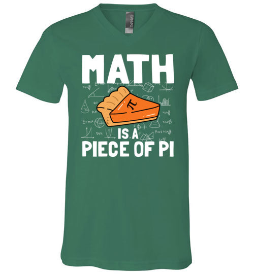 Math is a piece of pi V-Neck