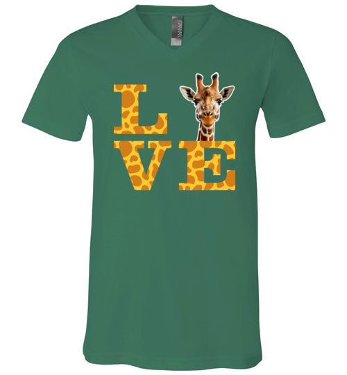Love Giraffe V-Neck