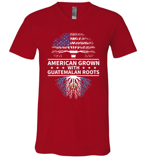 American Grown With Guatemalan Roots V-Neck