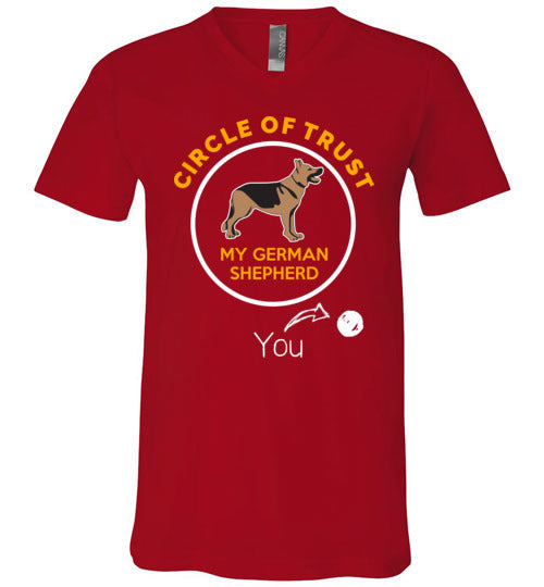 German Shepherd Circle Of Trust V-Neck