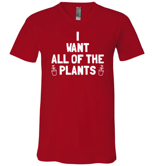 Want All Of The Plants V-Neck