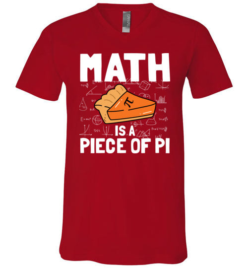 Math is a piece of pi V-Neck
