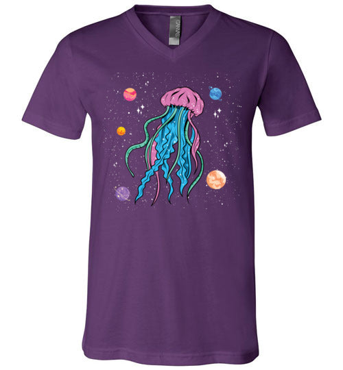 Space Jellyfish V-Neck