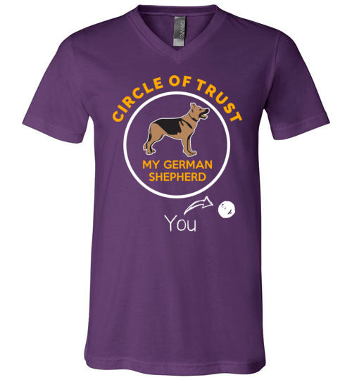 German Shepherd Circle Of Trust V-Neck