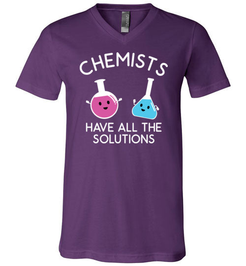 Chemists Have All The Solutions V-Neck