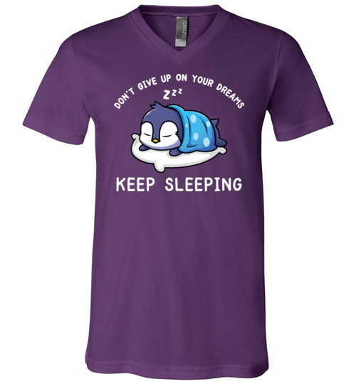 Penguin Keep Dreaming V-Neck