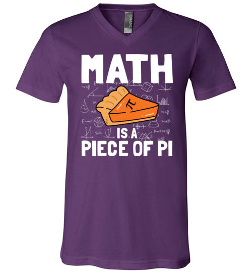 Math is a piece of pi V-Neck