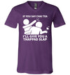Chai Tea Thappad Slap V-Neck