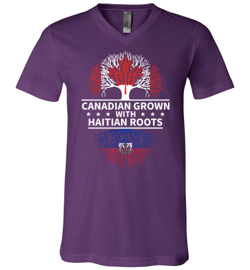 Canadian Grown Haitian Roots V-Neck