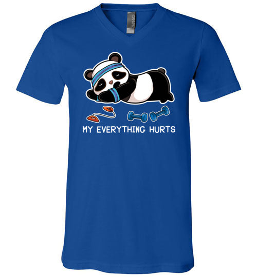 Panda My Everything Hurts V-Neck