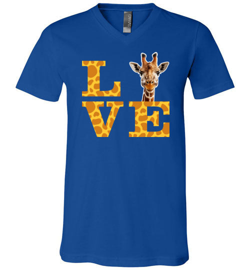Love Giraffe V-Neck