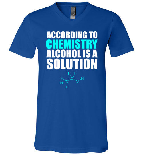 Chemistry Alcohol Solution V-Neck