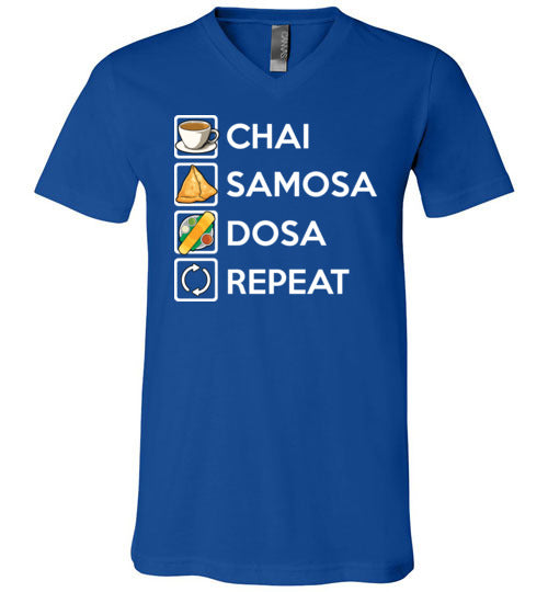 Chai Samosa Dosa V-Neck